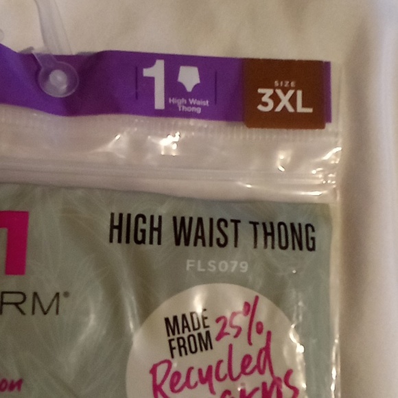 Maidenform High Waist Thong Sz 3X - Picture 4 of 7